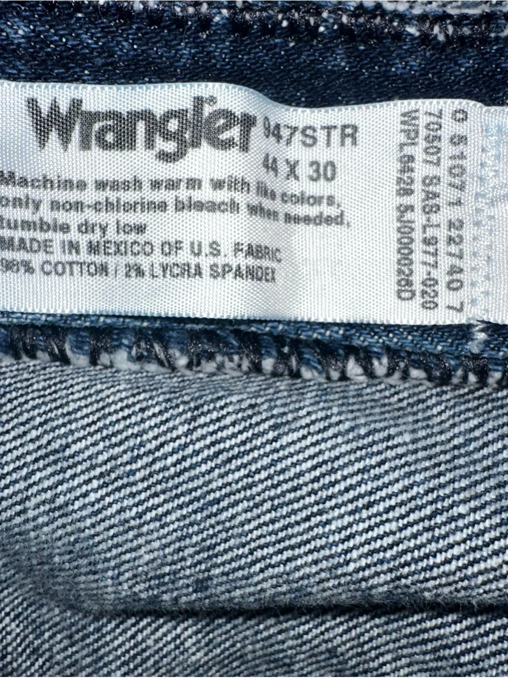 Wrangler Men's Dark Blue Bootcut Jeans